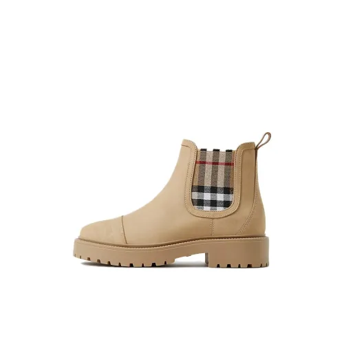 Burberry Детские кожаные сапоги Kids