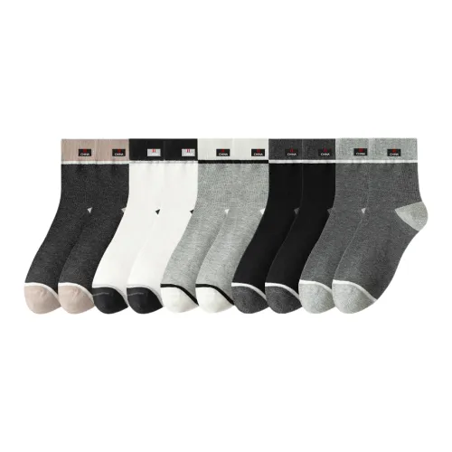 Носки Lan Miao Crew для мужчин упаковка из 10 пар