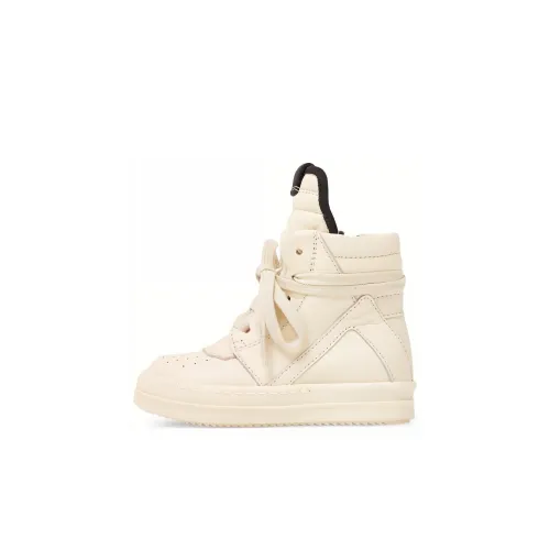 RICK OWENS совместный бренд RO Высокие топы Обувь для малышей Белый Infant и Toddler