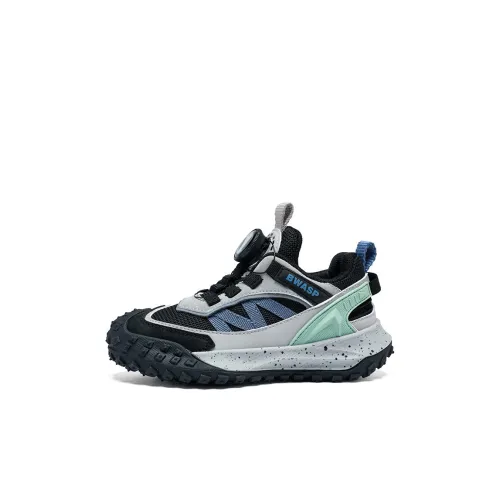 BIG WASP Противоскользящий Устойчивый к истиранию Дышащий Низкий Топ Детская Беговая Обувь Детская