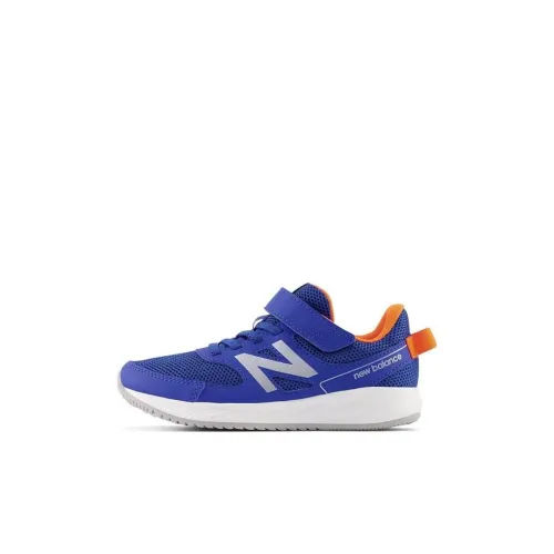 New Balance NB 570 Low Топ Детская Беговая Обувь Синий Белый Оранжевый Малыш