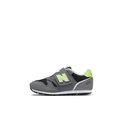 New Balance NB 373 Anti KICK Низкий Топ Обувь для малышей Серый Черный Infant и Toddler