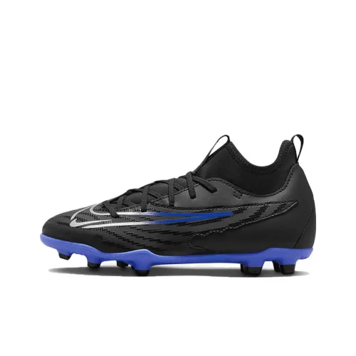Nike Jr. Phantom GX Club Slip-Resistant Abrasion-Resistant Low Top Детская футбольная обувь Черный Синий Подростки