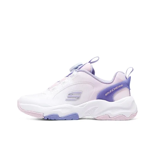 SKECHERS GIRLS Детская беговая обувь Low Top Белая Унисекс