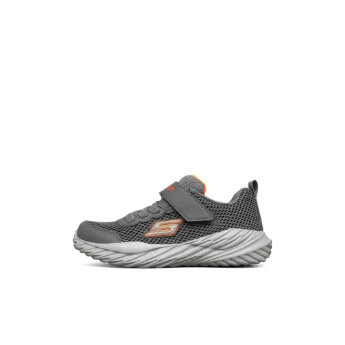 Skechers NITRO SPRINT Детская повседневная обувь Низкий топ Угольный серый Kids