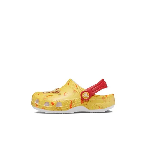 Crocs Классический Disney Winnie The Pooh Противоскользящие Устойчивые к истиранию Детские Сандалии Желтые Детские