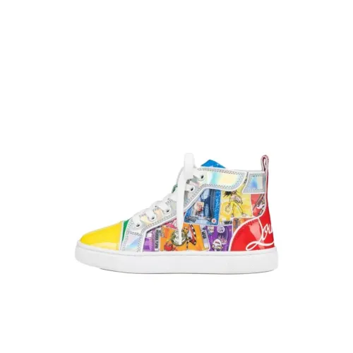 Christian Louboutin Детские Скейтбординги High Топ Желтый Для Дошкольников