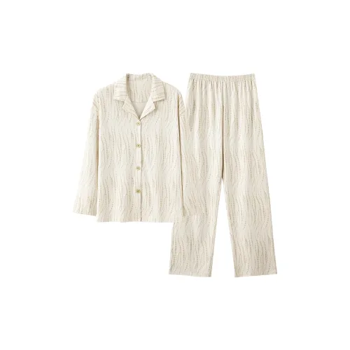 William Pajama Комплект Женский Абрикос