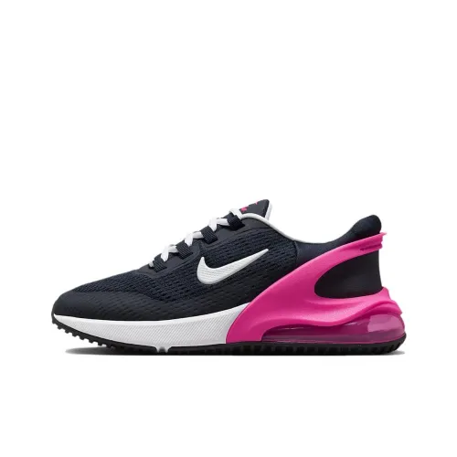 Nike Air Max 270 Low Топ Детские Беговые Кроссовки Черный Розовый
