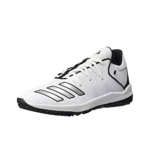 Adidas Speed Turf Slip-Resistant Амортизация Устойчивость к истиранию Низкий Топ Детские футбольные бутсы Черный Белый