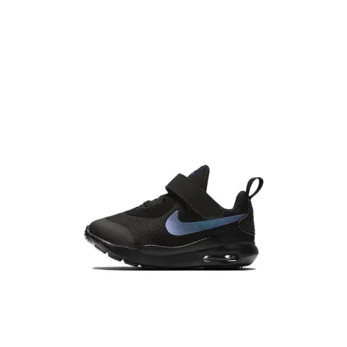 Nike Air Max Oketo Low Топ Обувь для малышей Черный Синий Infant и Toddler