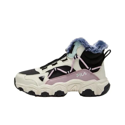 FILA KIDS Устойчивый к истиранию Дышащий Низкий Топ КIDS Lifestyle Shoes Легенда Синий Светло-фиолетовый Подростки