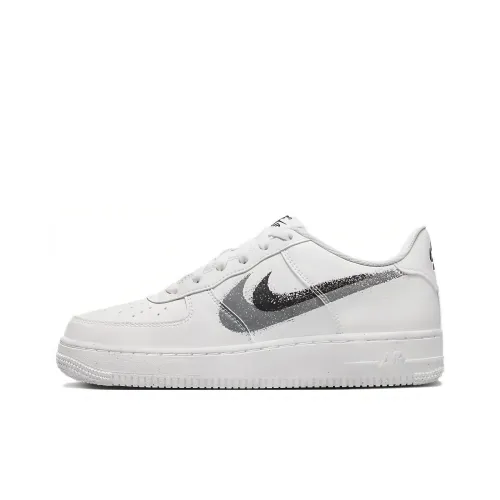 Nike Air Force 1 Impact Slip-Resistant Abrasion-Resistant Low Top Детские Скейтбординг Белый Подростки