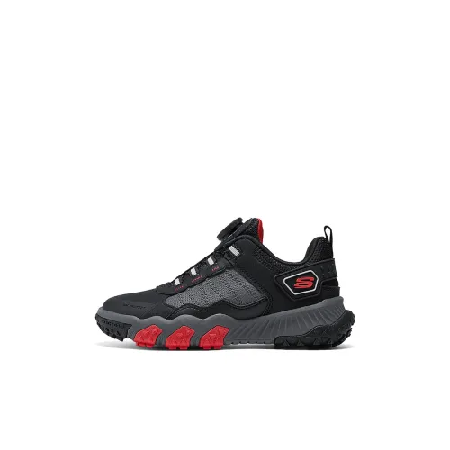 Skechers Kids Беговые кроссовки Низкий верх Черный/Зеленый/Красный для детей
