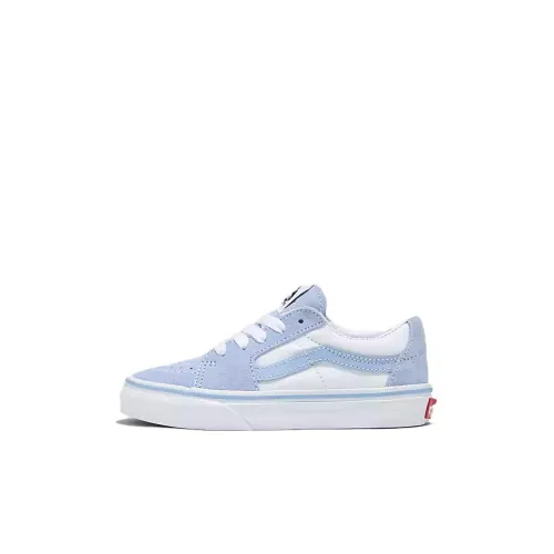 Vans SK8 Varisty Амортизация Износостойкий Низкий Топ Детские Скейтбординги Синий для Детей 3-7 лет
