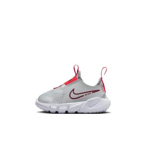 nike Flex Runner 2 Устойчивый к истиранию Дышащий Низкий Топ Обувь для малышей Gray Infant And Toddler