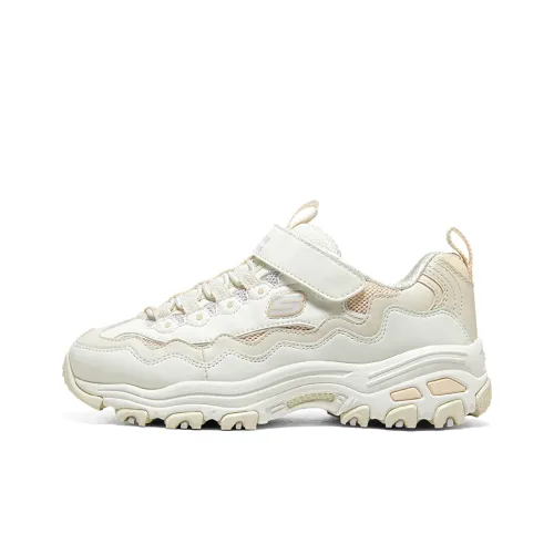 SKECHERS GIRLS Амортизация Износостойкий Низкий Топ KIDS Лайфстайл Обувь Натуральный Многоцветный Подростки