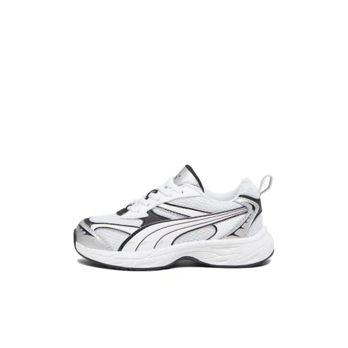 PUMA Детская беговая обувь Low Top Белый Черный Kids