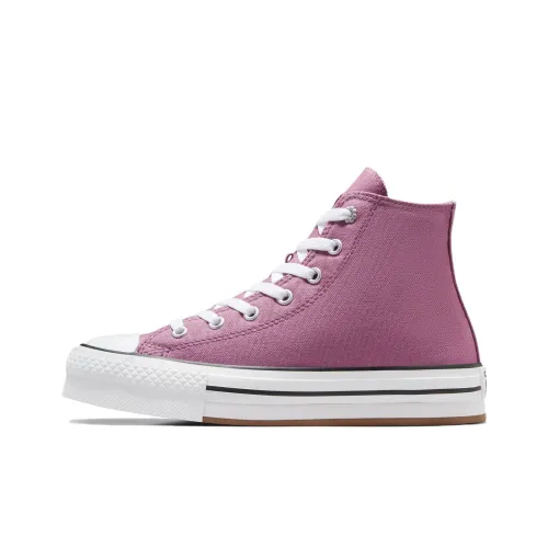 Converse Chuck Taylor All Star Износостойкие Высокие Кеды для Детей Розовые