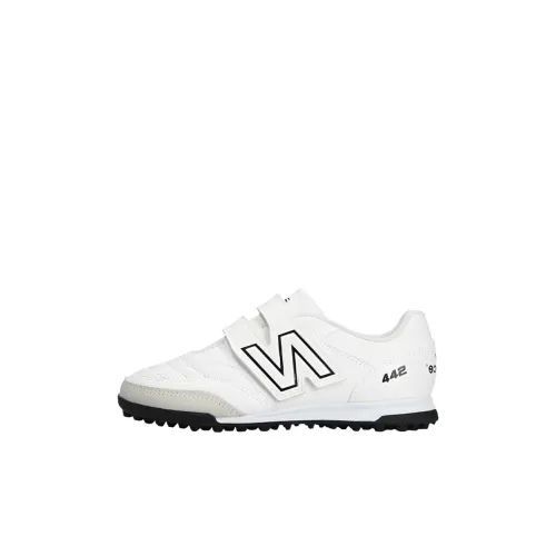 New Balance 442 V2 Team Jr V TF Низкие Футбольные Бутсы для Детей Белые Детские