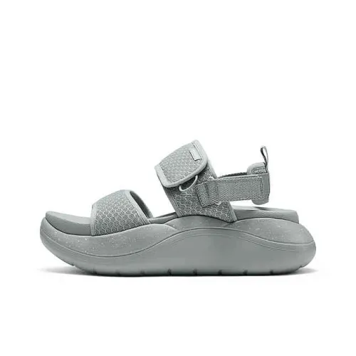 Skechers D'lux Walker One Ремень Сандалии Серые Женские