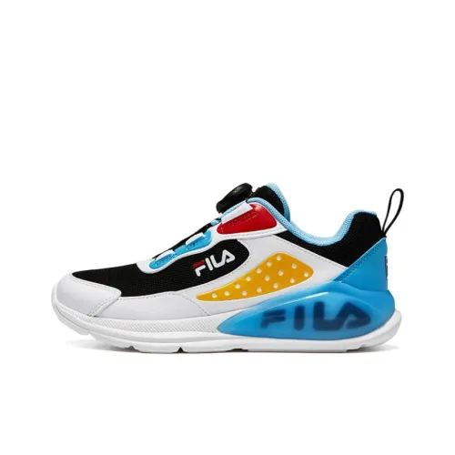 FILA KIDS Легенда Противоскользящий Амортизация Устойчивый к истиранию Низкий Топ Детская Беговая Обувь Черный Синий