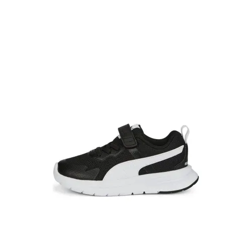 PUMA EVOLVE RUN Сетка Ps Детские беговые кроссовки Низкий Топ Черный/Белый Kids