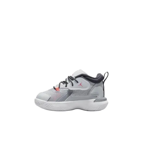 Джордан Zion 1 Anti KICK Амортизация MID Топ Обувь для малышей Gray Infant And Toddler