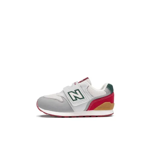 New Balance NB 996 Амортизация Низкий Топ Обувь для малышей Серый Красный Infant And Toddler