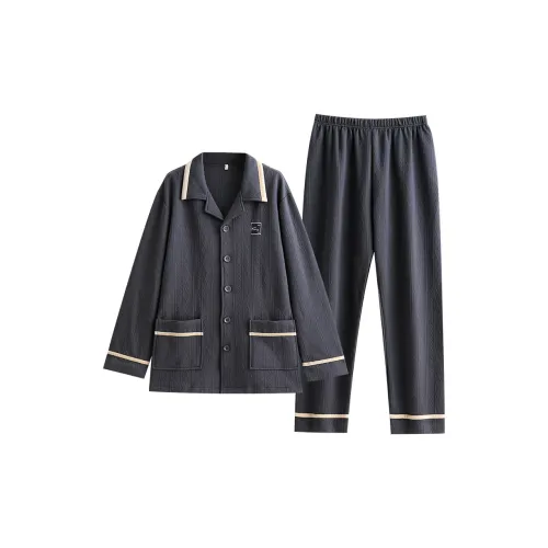 UAVAE Пижамный комплект Мужской Темно-серый