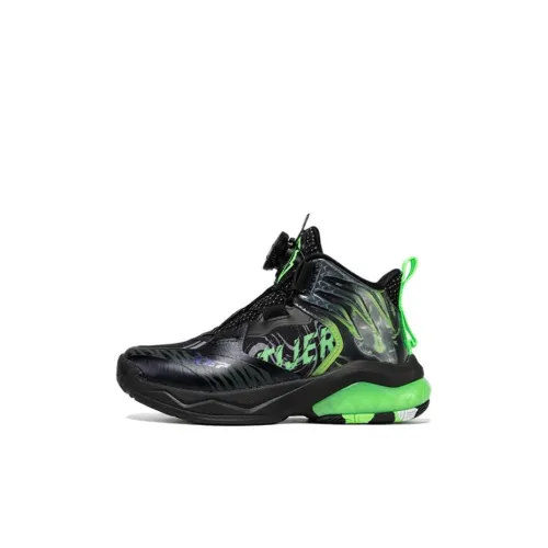 XTEP Амортизация KIDS Lifestyle Shoes Черный Зеленый Детские 3-7 лет