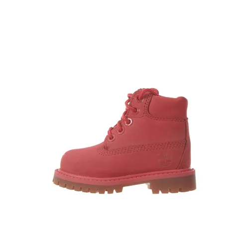 Timberland Премиум противоскользящие устойчивые к истиранию детские ботинки Crew красный для детей 3-7 лет