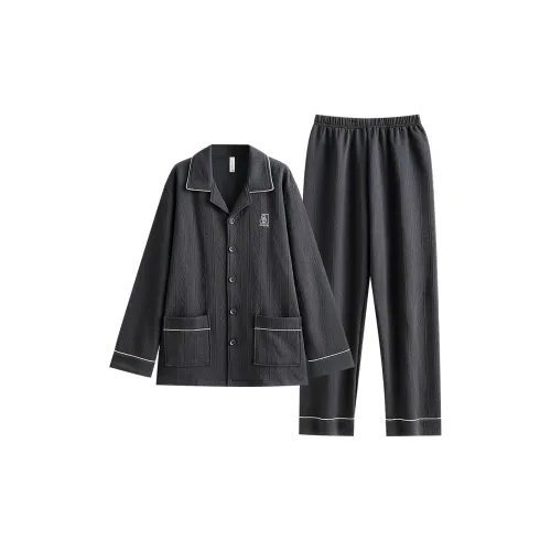 UAVAE ZJ LZS2584 Черный мужской комплект пижам