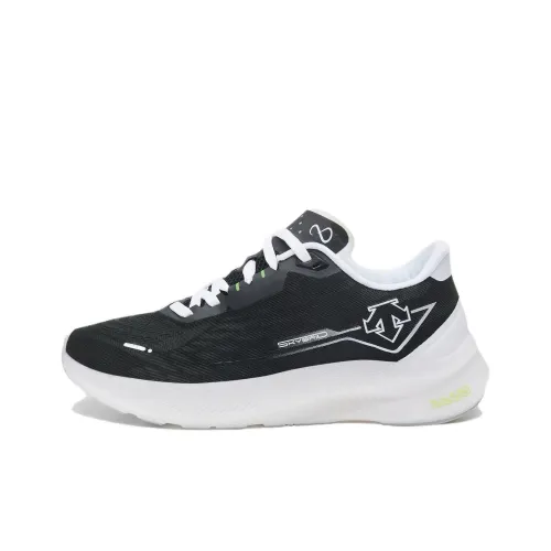 DESCENTE Бег Casual Низкий Топ Черный Унисекс