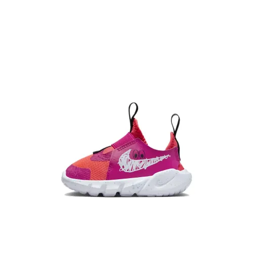 nike Flex Runner 2 Амортизация Износостойкий Низкий Топ Обувь для малышей Малиново-красный Infant And Toddler