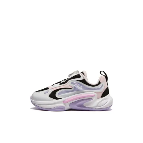 FILA KIDS Амортизация Низкий Топ Детская Беговая Обувь ПУ (полиуретан) Мягкий Нежный Пудра Дети Возрастом 3-7 Лет