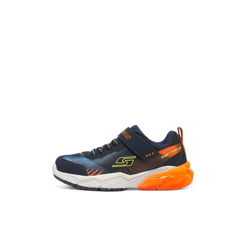 Skechers Kids Беговые кроссовки Низкие Синие Оранжевые Kids