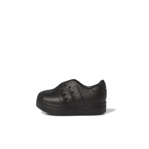 Adidas AdiFOM Амортизация Износостойкие Низкие Топ Обувь для малышей Черный Новорожденный и Малыш