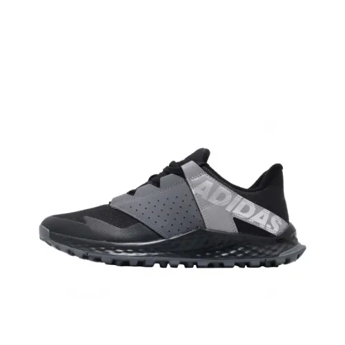 Adidas Vigor Bounce Детская беговая обувь Низкий топ Черный Серый Цвет Школьный возраст