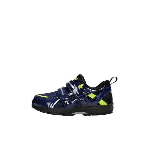 Asics GD Runner Mini Low Топ Детские беговые кроссовки Морской синий Children Aged 3-7 лет