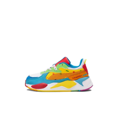 Cocomelon X PUMA RS X Все‑Day Веселье Амортизация Износостойкие Детские Лайфстайл Обувь Многоцветный Детский