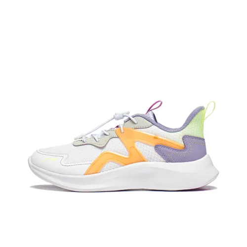 LINING YOUNG Sports Life Collection Детская Повседневная Обувь Низкий Топ Белый Школьный