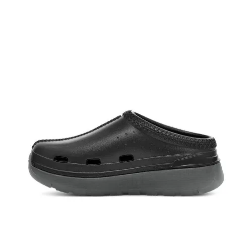 UGG Детские домашние тапочки черные для подростков