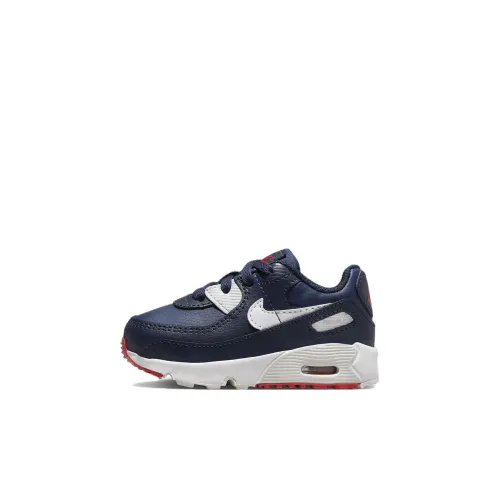 Nike Air Max 90 LTR Low Топ Обувь для малышей Черный белый Infant And Toddler