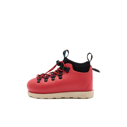 Native Shoes Fitzsimmons 3,0 Улучшенный Slip-Resistant Abrasion-Resistant Low-Cut Детские ботинки Красный Детский