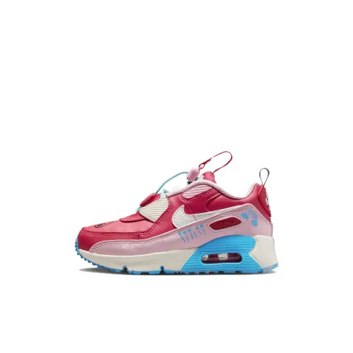 Nike Air Max 90 Toggle Детские повседневные кроссовки Синий Красный для детей 3-7 лет