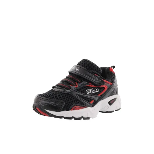 FILA KIDS Royalty Strap Амортизация Легкий Kids Lifestyle Shoes Черный Children Возраст 3-7 лет