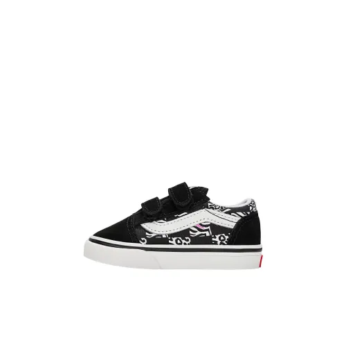 Vans Old Skool Anti KICK Низкий Топ Обувь для малышей Черный Infant And Toddler
