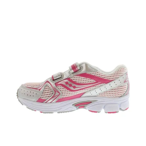 Saucony Cohsn Детская беговая обувь Низкий топ Белый Красный Школьный возраст