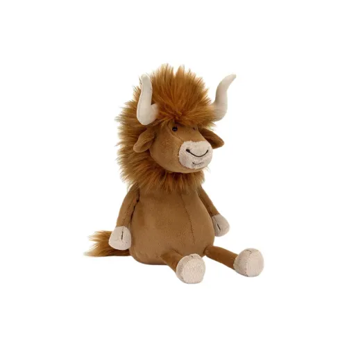 JELLYCAT Farm Animal Collection Ramone Bull Быки Куклы Плюшевая кукла 24 см Высота в сидячем положении